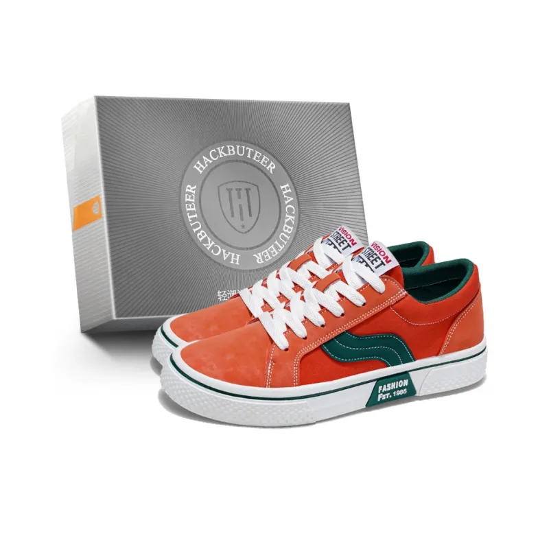 HACKBUTEER Low Top Skateboard Shoes Men's Box Included-18