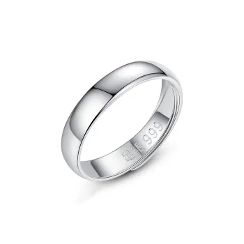 BMK S999 Fine Silver Rings Unisex