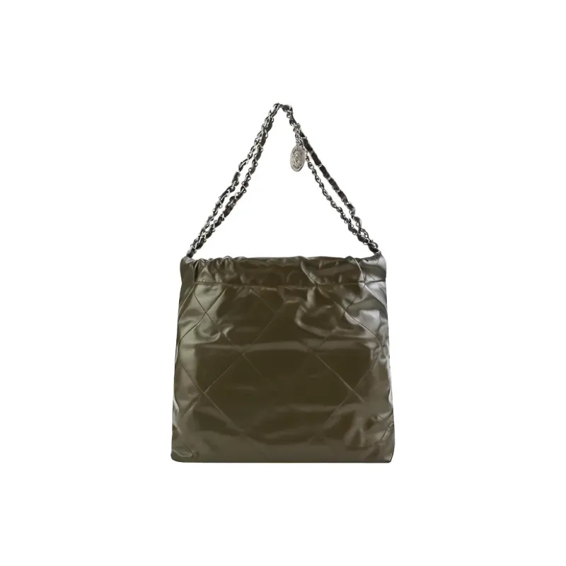 CHANEL Shiny Calfskin Tote Bag, Shopping Bag, Handbag, Shoulder Bag Trumpets Women's Jasper-2