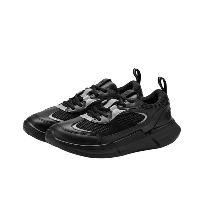 Ecco Walking 2.2 Abrasion Resistant Low Top Running Shoes Men's Black-1