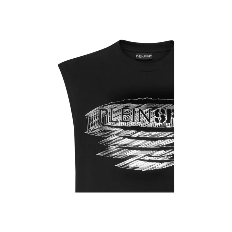 PLEIN SPORT Logo print Tank Top-4