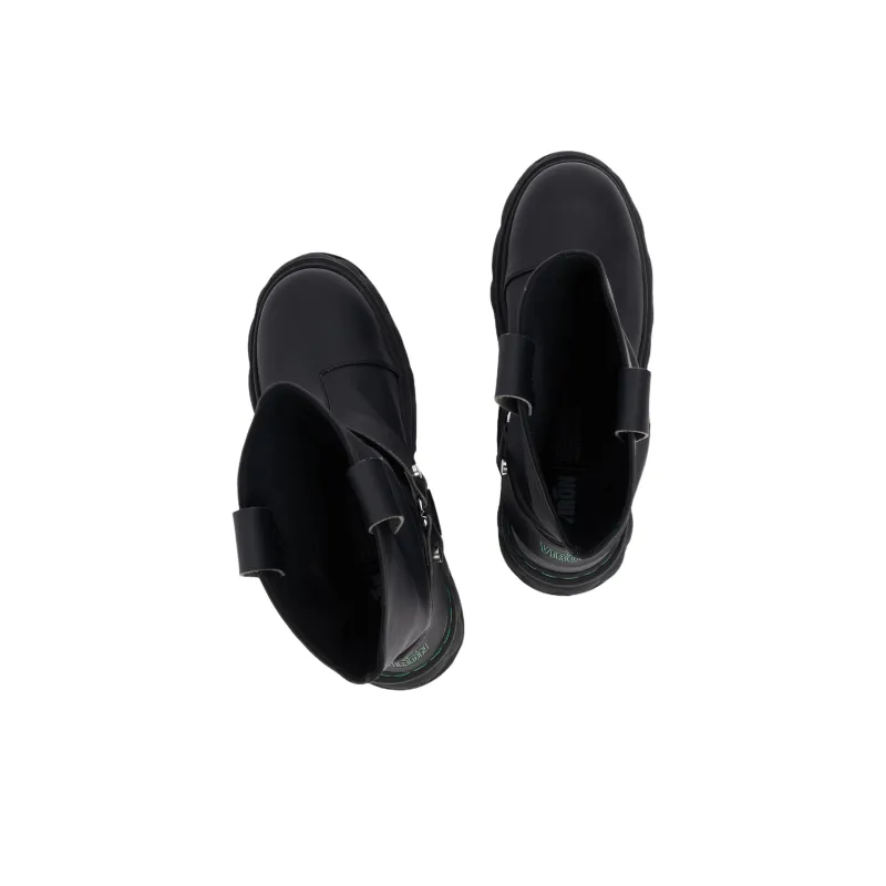 VIRÓN 1987 Mid Ankle Boots Unisex Black-4