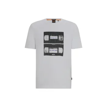 HUGO BOSS Graphic print Cotton T shirt