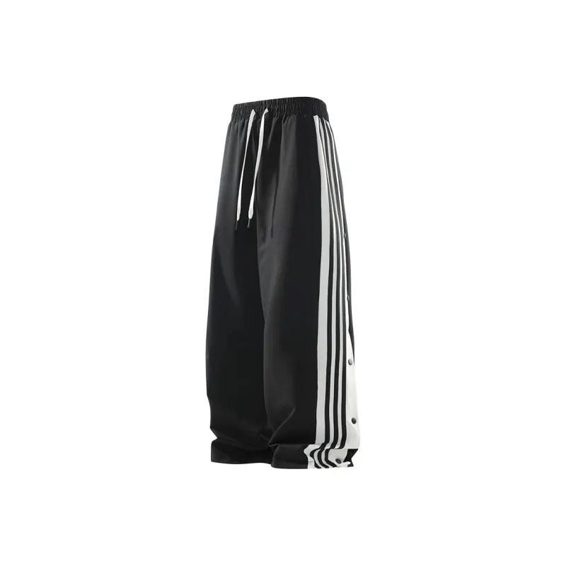 PAINT STAIN Casual Pants Unisex Classic Black-0
