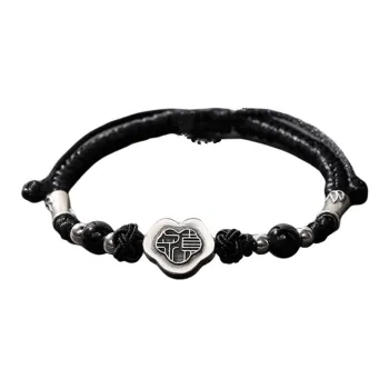 Hot Real Silver Building 925 Sterling Silver Bracelets Unisex