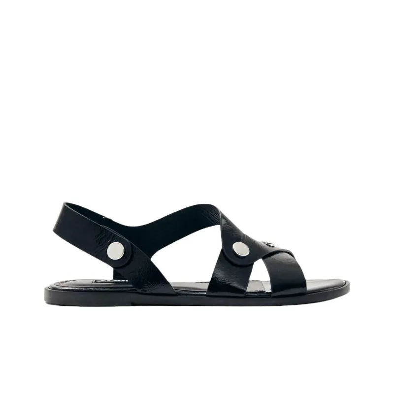 ALOHAS Mindy Strap Sandals Women's Black-1