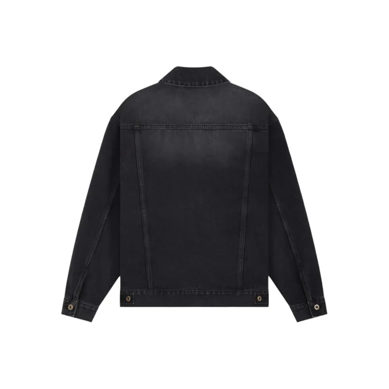 WE11DONE Denim Jackets Men Black-1