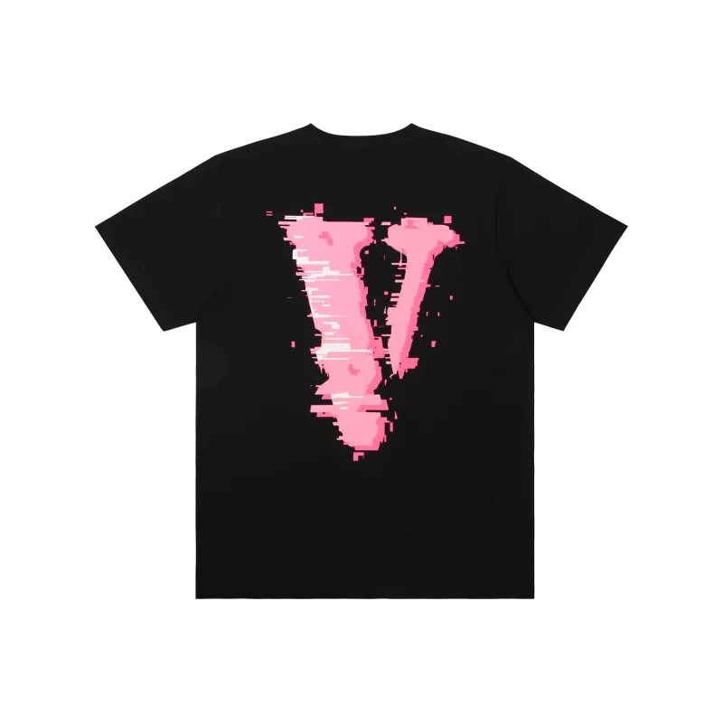 VLONE T Shirt Unisex Black Pink-0