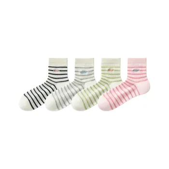 Temooues Mid Calf Socks Women's 4 Pack