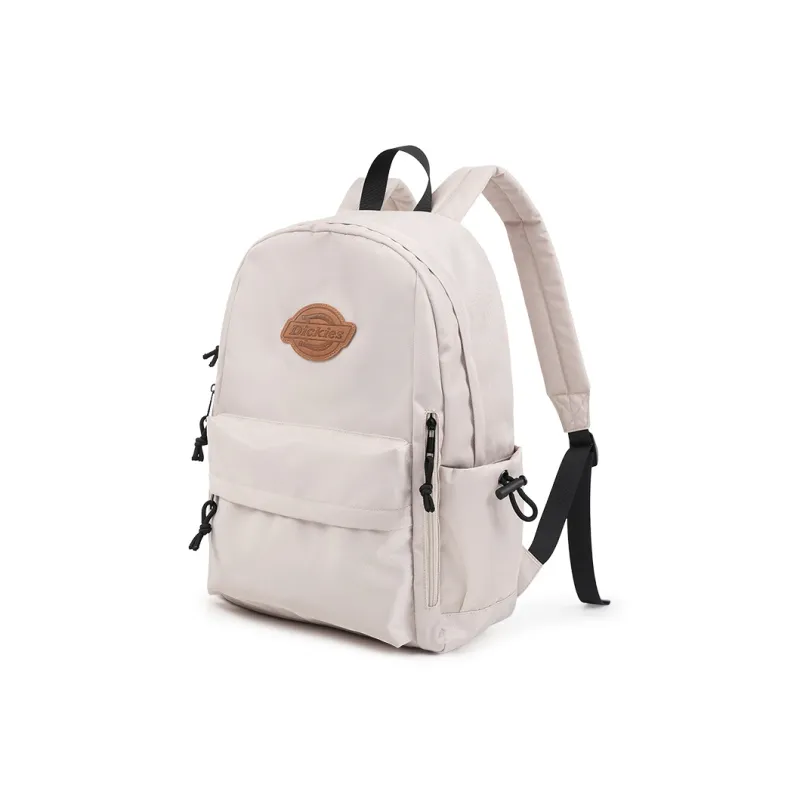 Dickies Polyester Backpack Large Size Unisex Light Khaki Gray/Classic Black-1