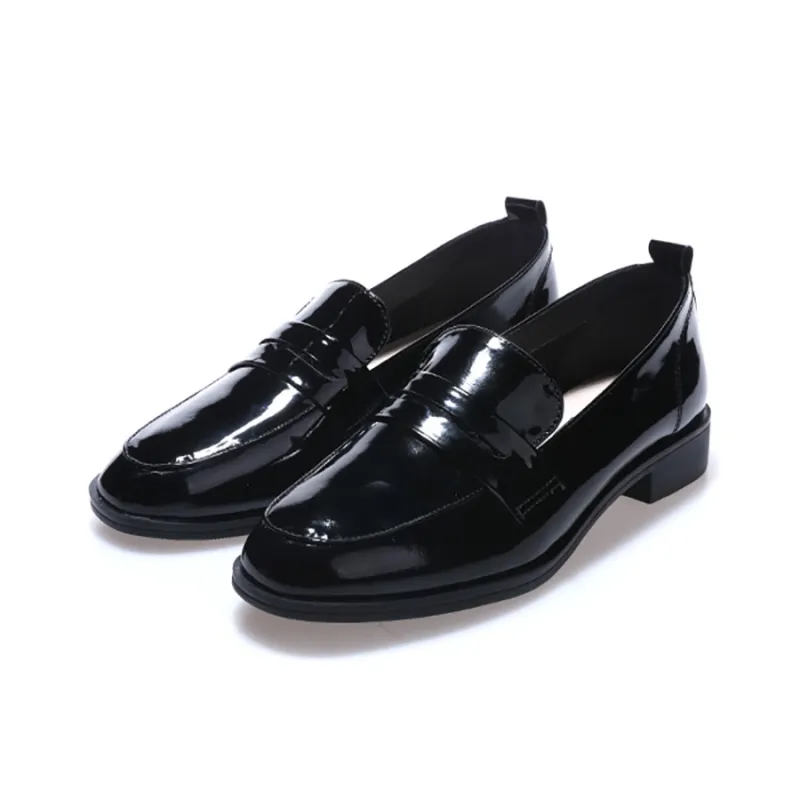 Devanro Loafers 2.0cm Women's Black-1