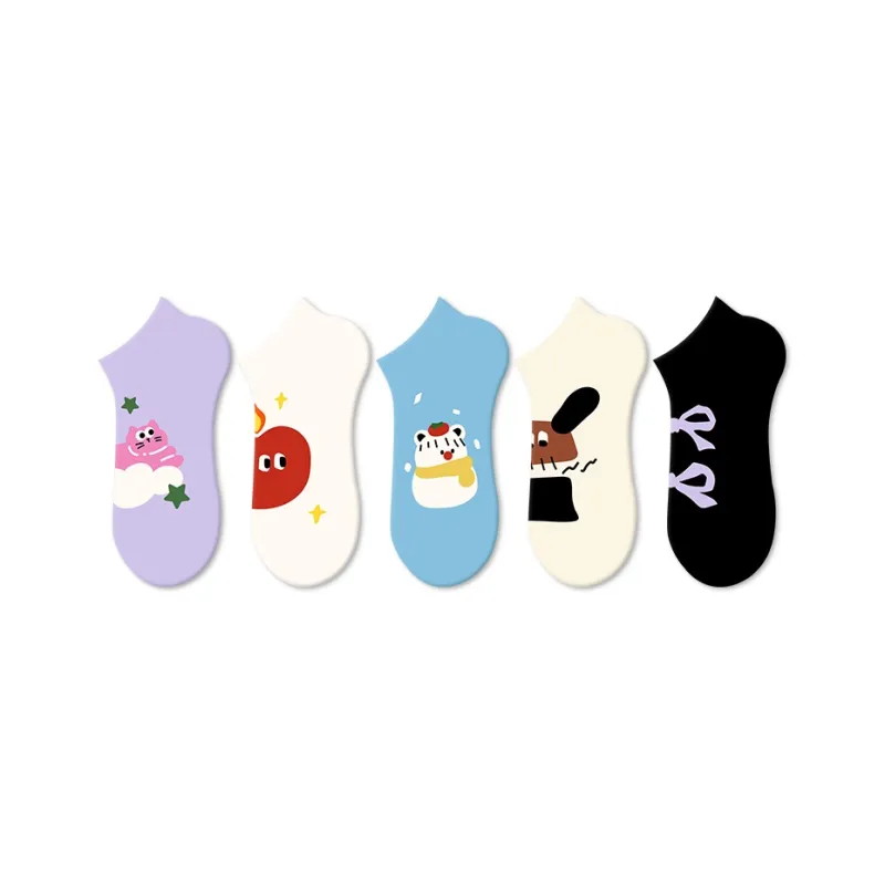 JKN No Show Socks Women's 5 Pack-9