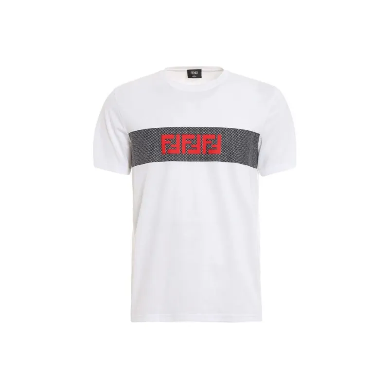 FENDI T Shirts Men White-0