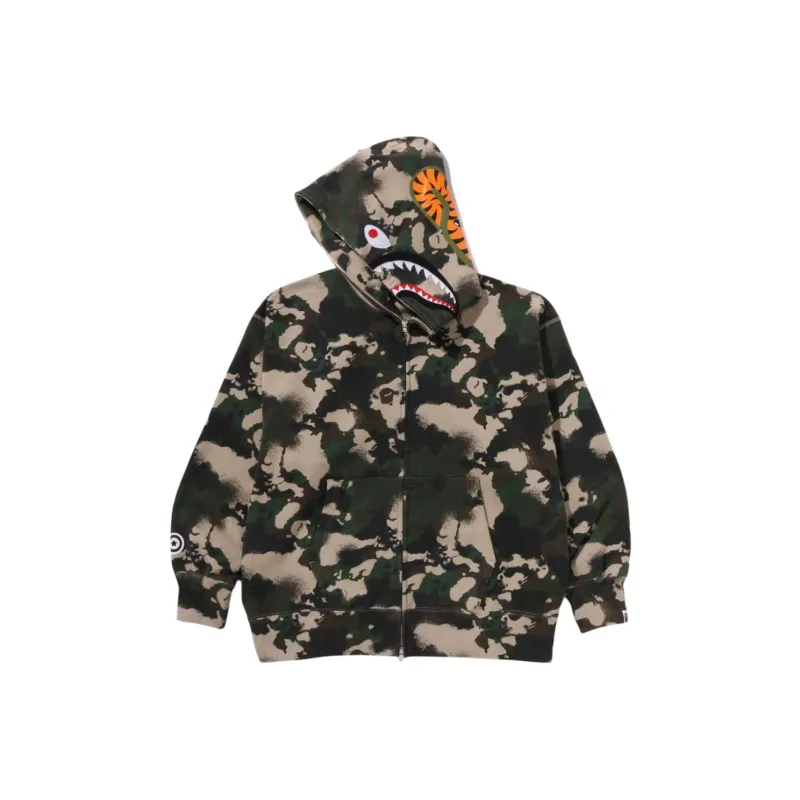 Bape Map Camo Shark Full Zip Hoodie-3