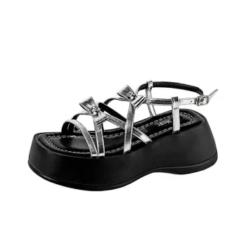 Wonderful Couple Roman Slippers 6.5cm Women's