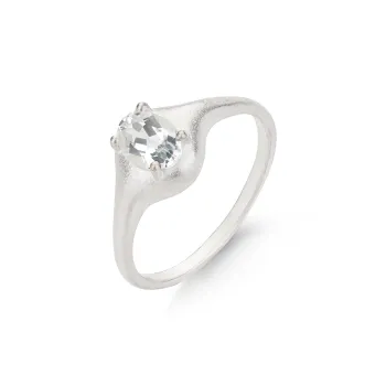 Empress 47 Concept 925 Sterling Silver Rings Unisex White