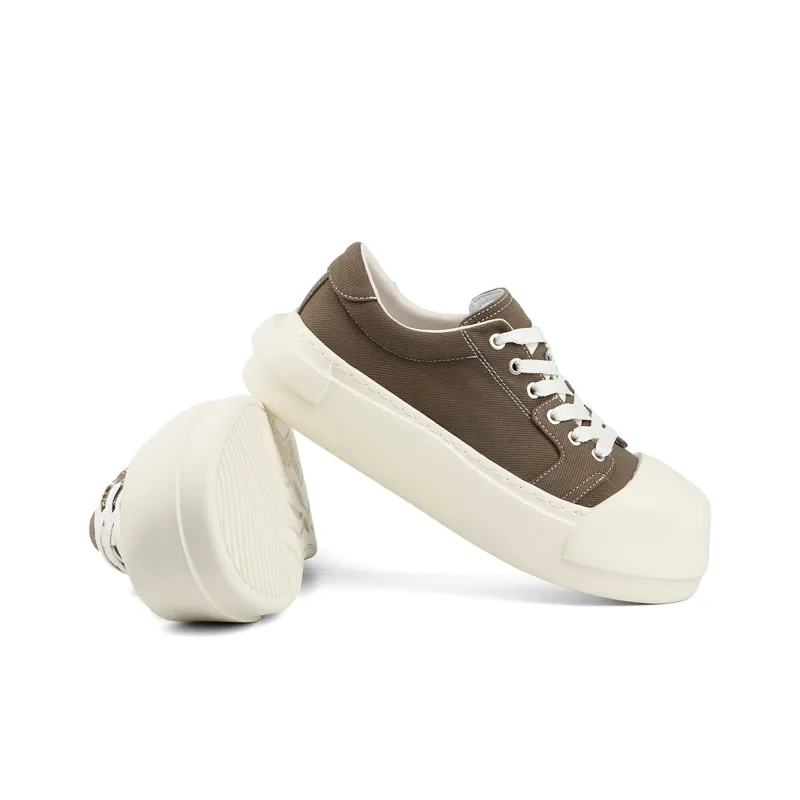 Daying Breathable Height Increase Low Top Casual Shoes Men's-8