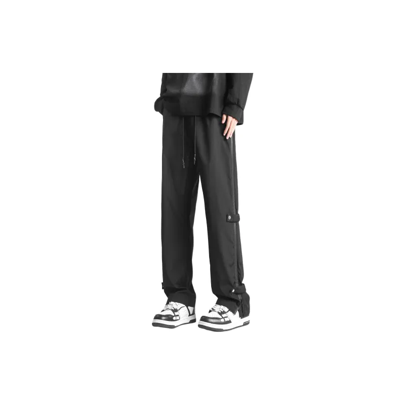 WELTER EXPERIMENT Casual Pants Unisex Classic Black-4