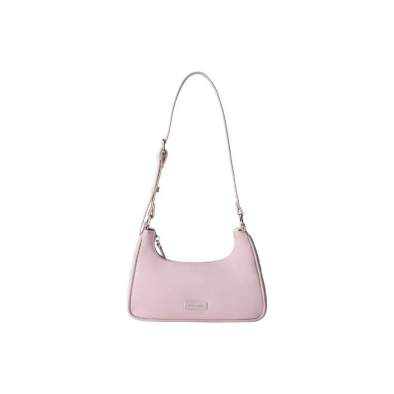 ZARA Polyester Shoulder Bag Women's Pink-0