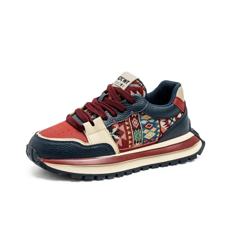 Team Bees Abrasion Resistant Slip Resistant Low Top Chunky Sneakers Men's-1