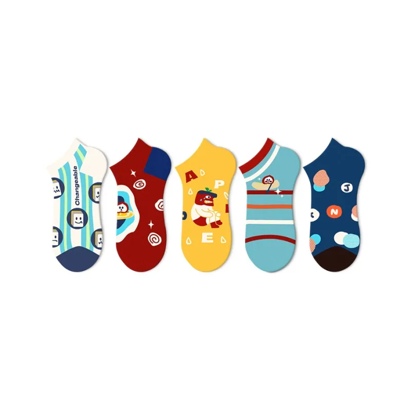 JKN No Show Socks Women's 5 Pack-21