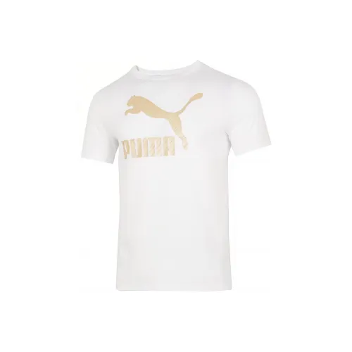 PUMA T Shirts Unisex White