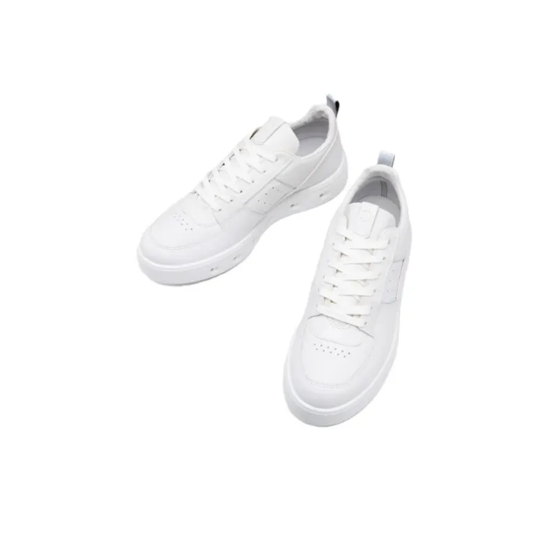 Ecco Street 720 Series Low Top Skateboard Shoes Women's White-2