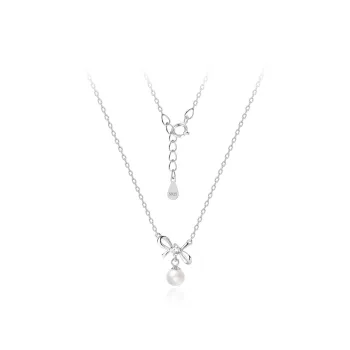 FBRUE Shell Pearl S925 Silver Necklaces Women's