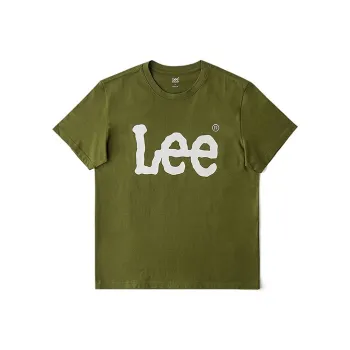Lee T Shirts Men Olive Green