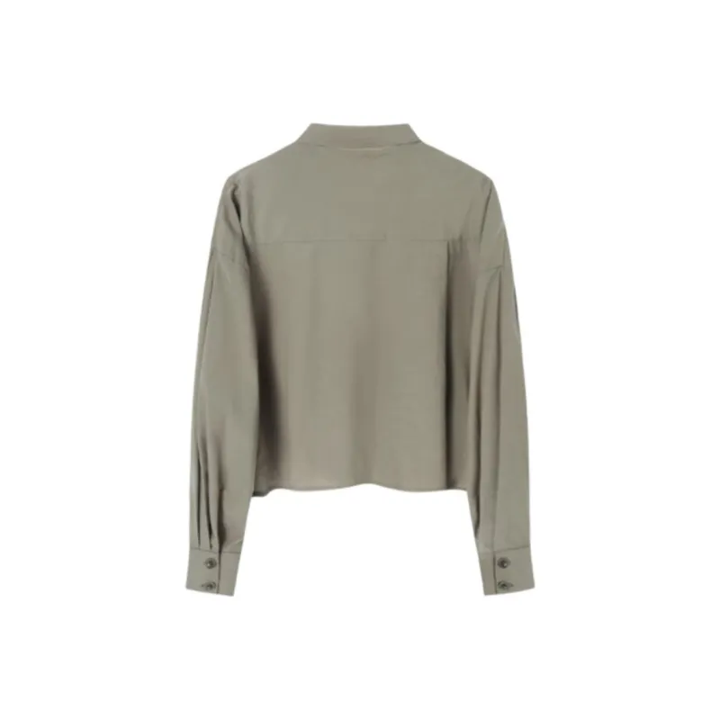 JESSYLINE Shirt Women's Army Green-4