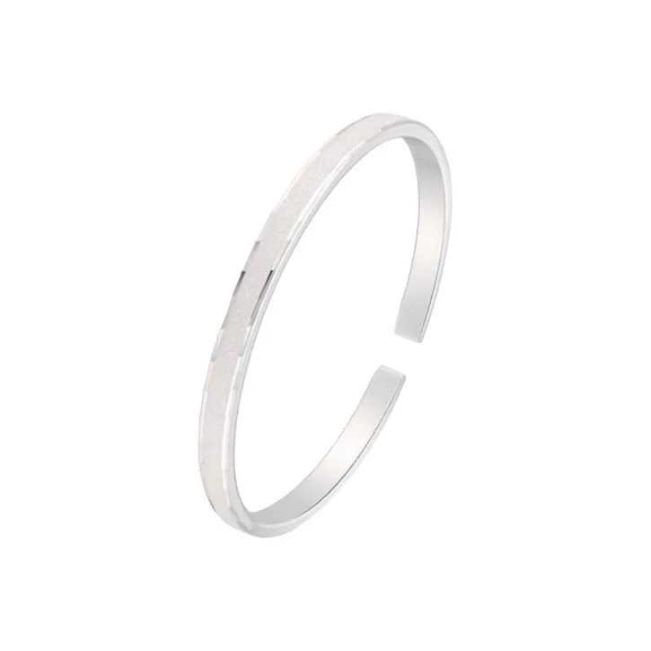 Fan Xing As Season 999 Fine Silver Bangles Women's-0