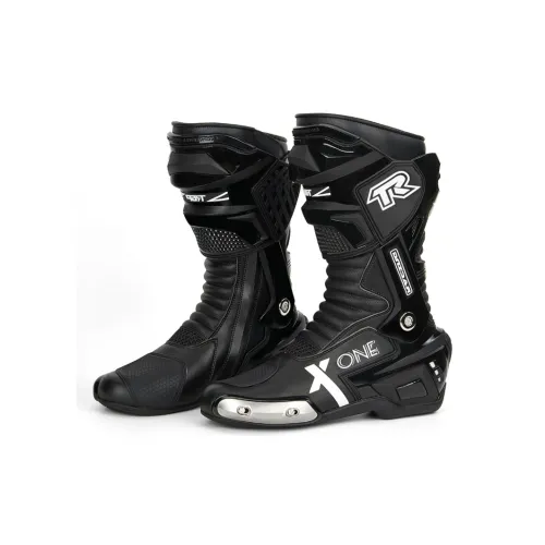 TR X ONE Wear Resistant Cushioning Protective Cycling Boots Unisex Black