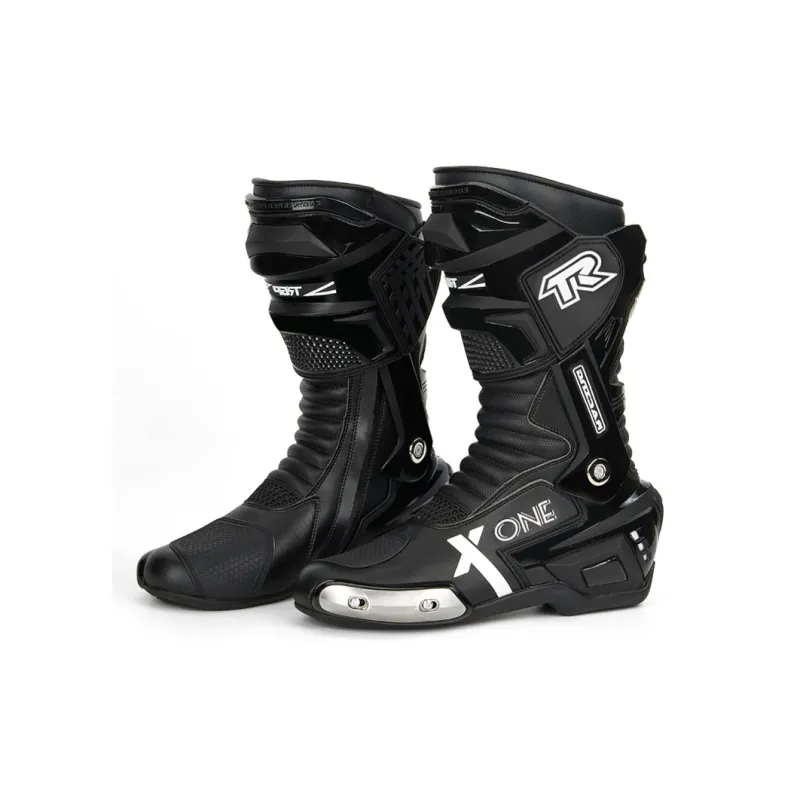 TR X ONE Wear Resistant Cushioning Protective Cycling Boots Unisex Black-0