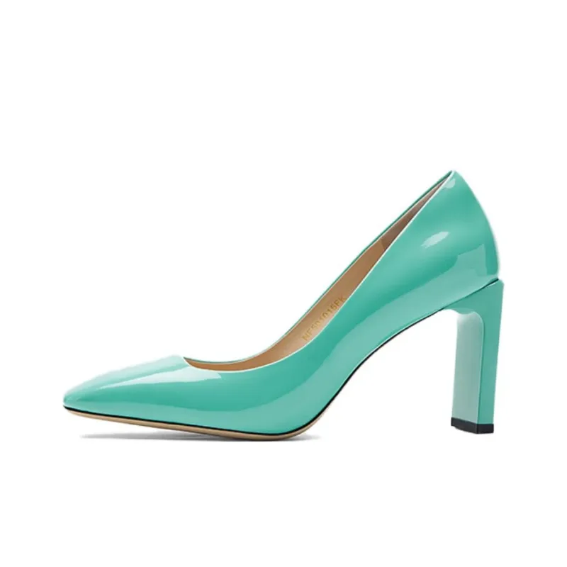 NINE WEST Chunky Heel High Heels 8.5cm Women's-6