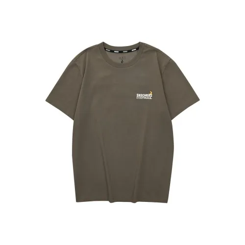 Skechers T Shirt Unisex Mushroom Brown