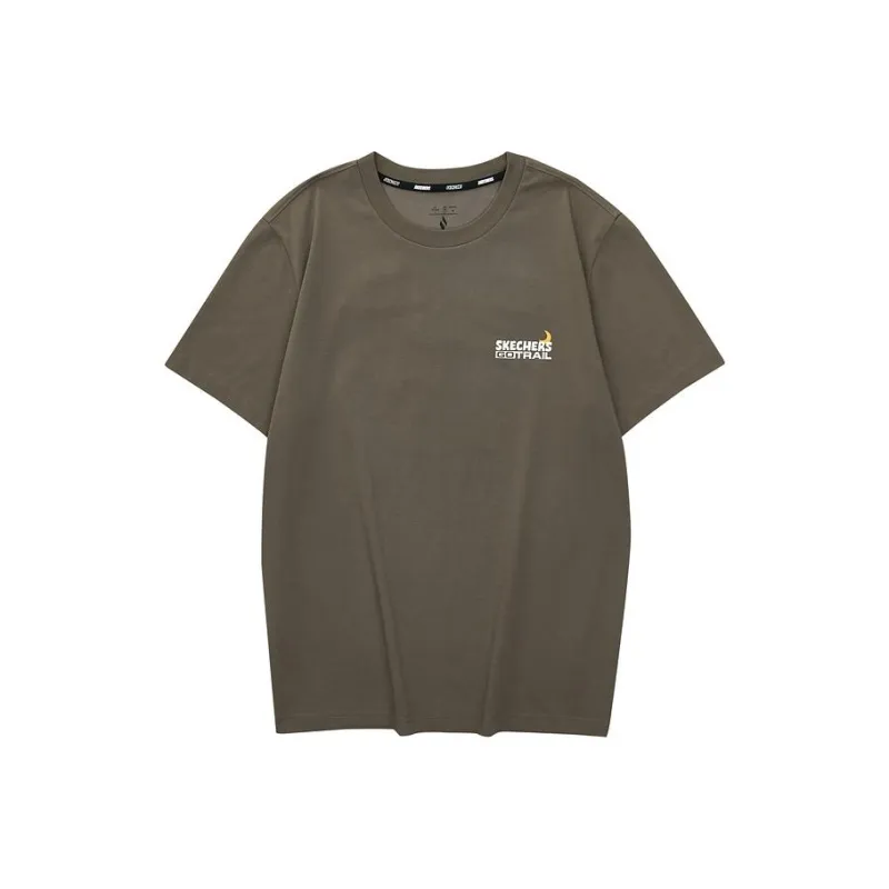 Skechers T Shirt Unisex Mushroom Brown-0