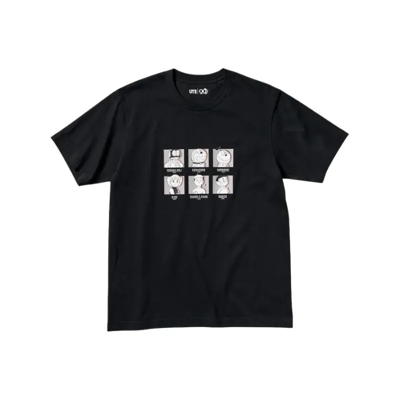 UNIQLO T Shirts Unisex 09 Black-0
