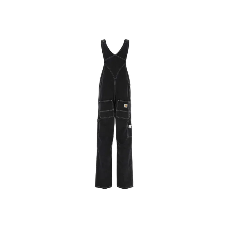Carhartt WIP Logo patch Straight leg Dungarees-1