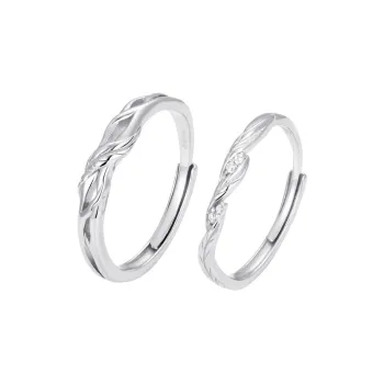CLARKIA FLOWER S999 Fine Silver Rings Unisex