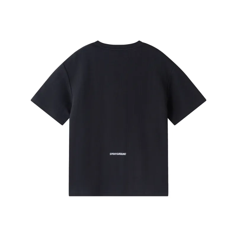 SPRAYGROUND Short Sleeved Crew Neck T Shirt Unisex-1