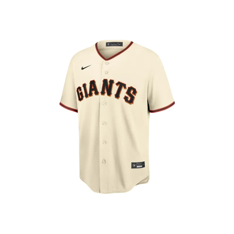 Nike MLB San Francisco Giants Brandon Crawford T-Shirt Men's Cream White-0