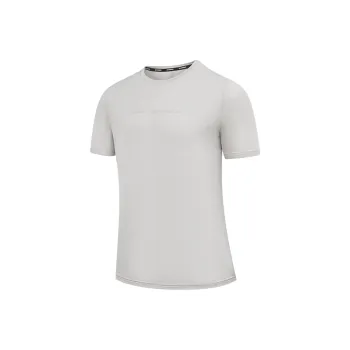 QIAODAN T Shirt Men's Light Moss Gray
