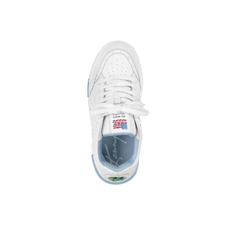 Kenny Scharf x Axel Arigato Area Lo Low Top Skateboard Shoes Men's White-4