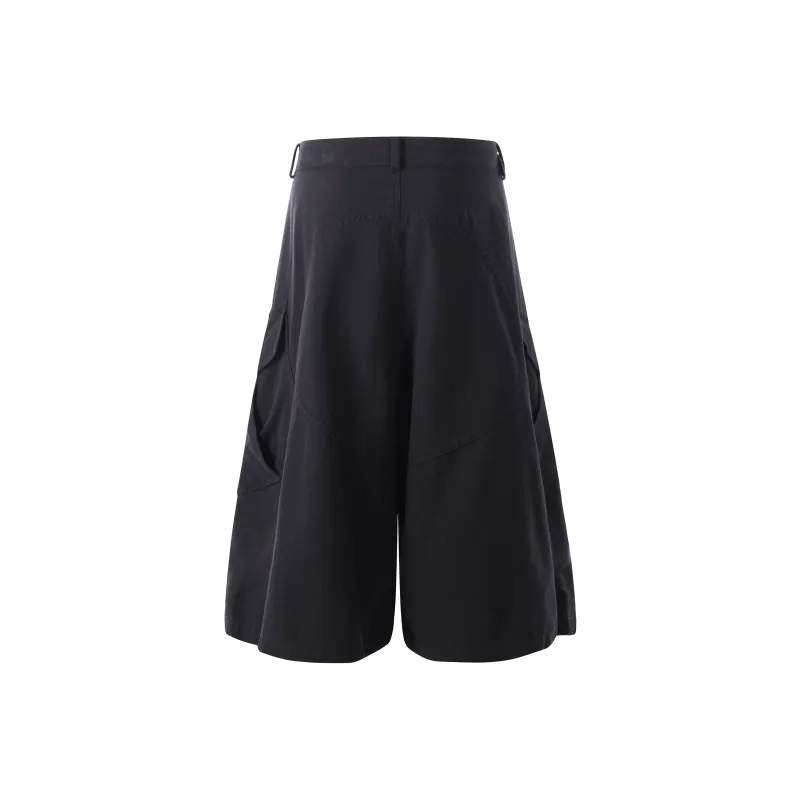 VINMUK Cargo Shorts Unisex Black-9