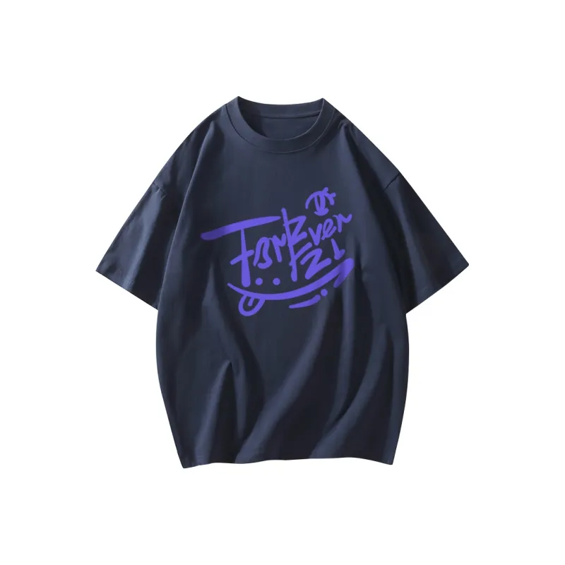 FOREVER 21 Drop Shoulder Sleeve T Shirt Unisex-7