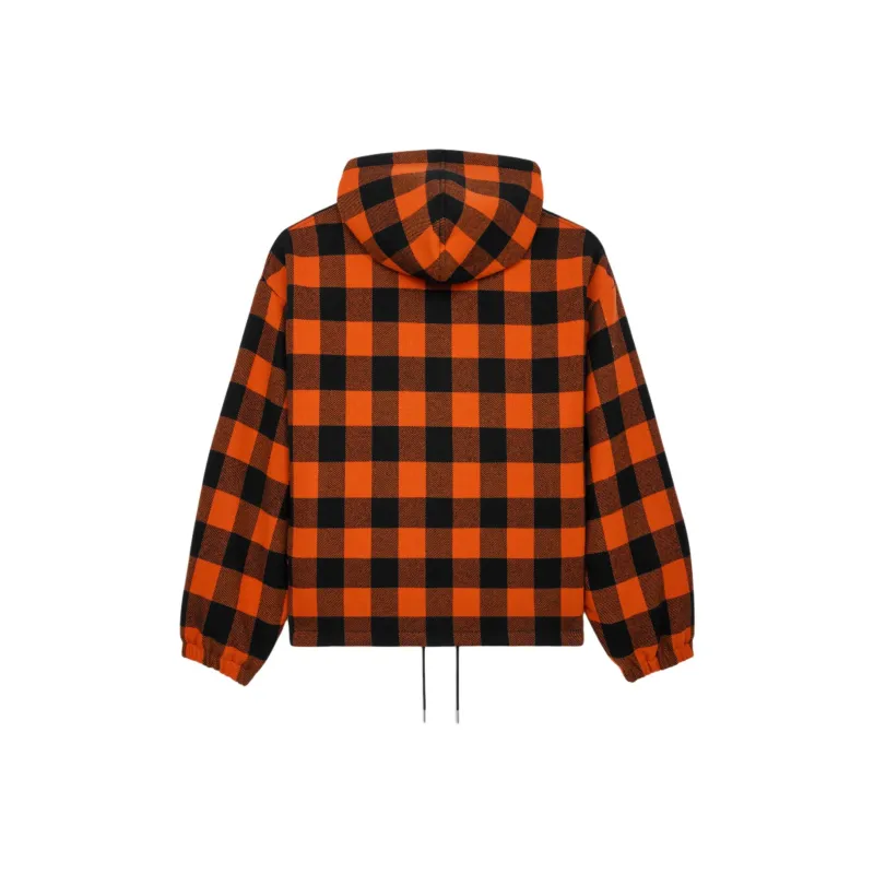 CELINE Windbreaker In Check Wool-1