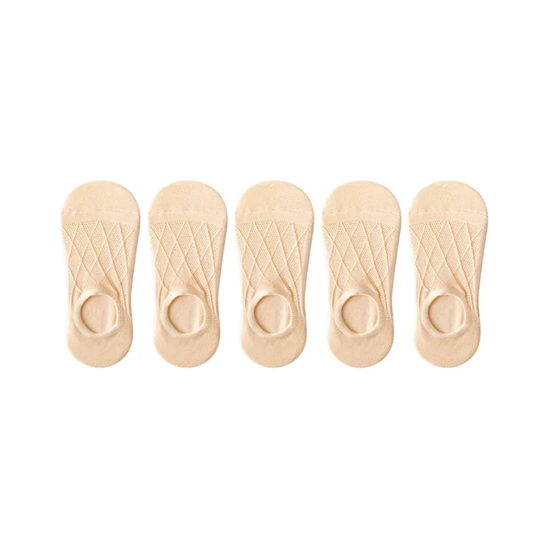 Top Melon No Show Socks Women's 5 Pack-6