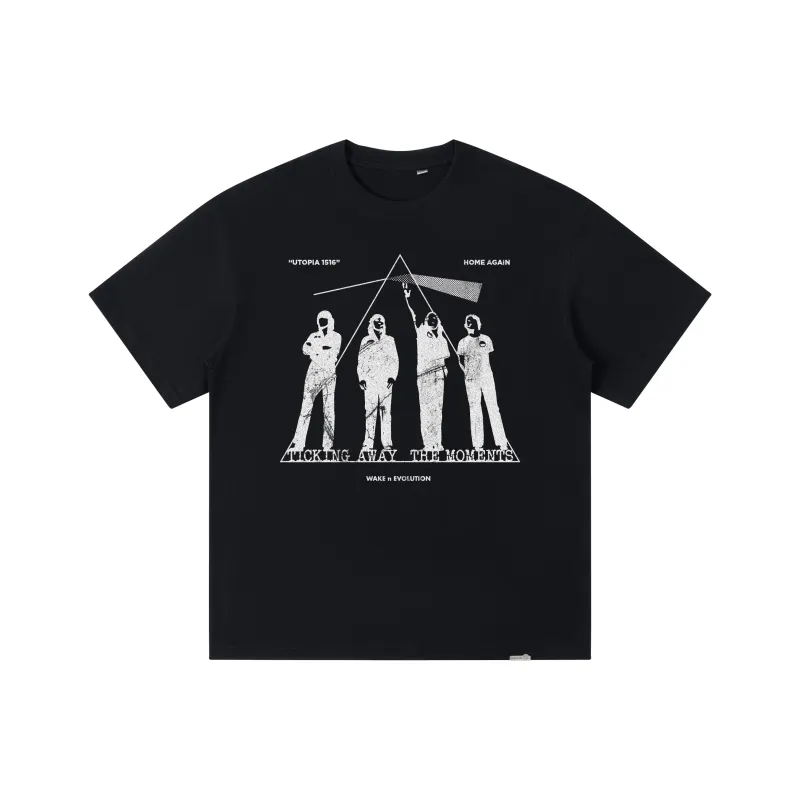AWAKEN THE ROSE T Shirt Unisex Black-0