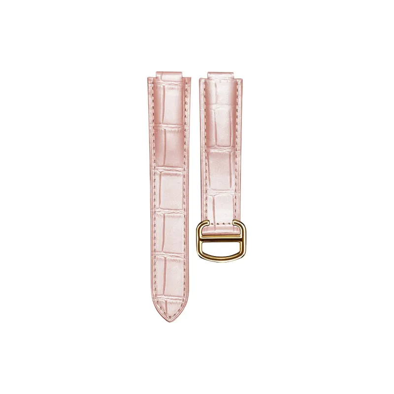 WOALMORN Cartier Compatibility Watch Band 20 12cm Cowhide Leather Material-11