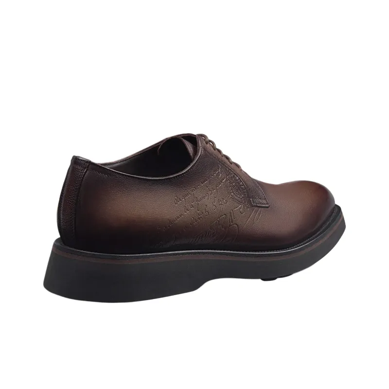 BERLUTI Alessio Scritto Venezia Casual Shoes Men's Dark Brown-2